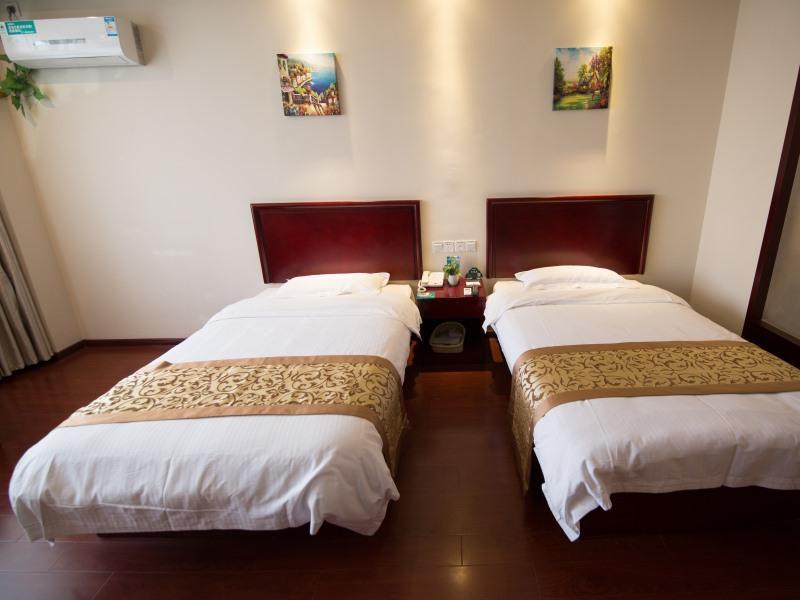 Greentree Inn Anhui Guangde Zhongyang Lecheng Business Hotel Exteriör bild
