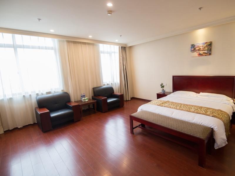 Greentree Inn Anhui Guangde Zhongyang Lecheng Business Hotel Exteriör bild