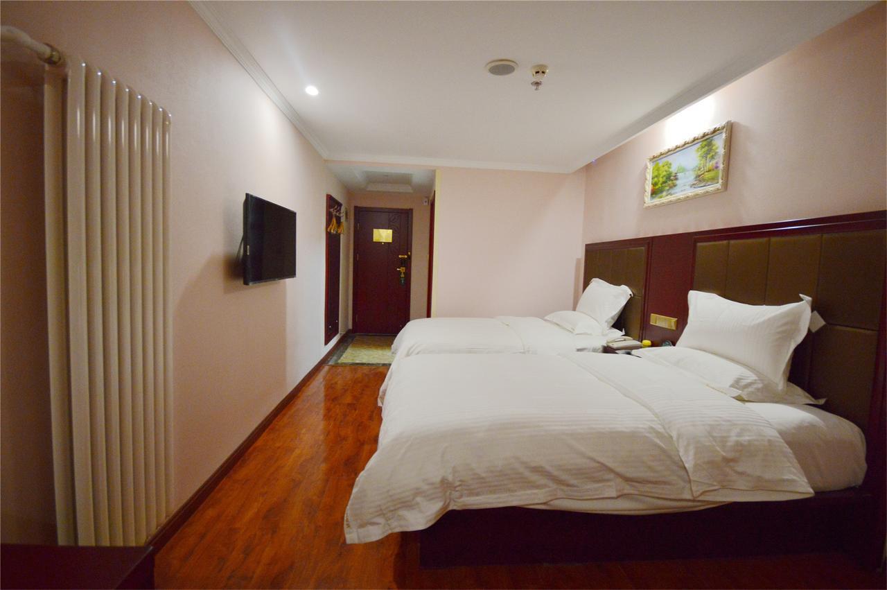 Greentree Inn Anhui Guangde Zhongyang Lecheng Business Hotel Exteriör bild